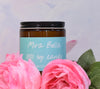 Mira Bella Soy Candle in Amber Glass Jar